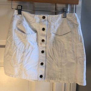 Shein skirt button down